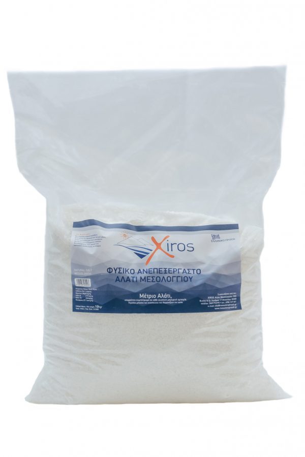 Αλάτι Μεσολογγίου Μέτριο – Συσκευασία 10kg