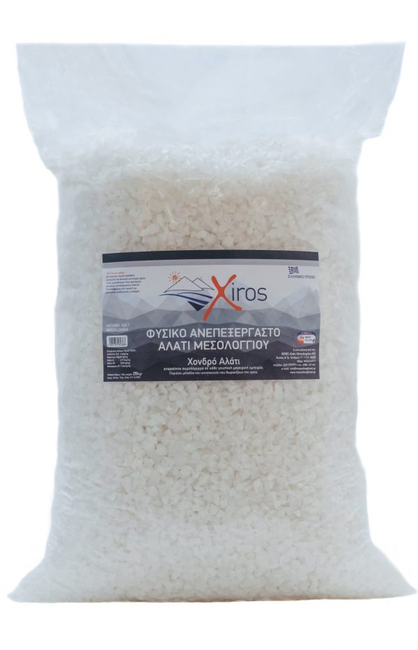 Αλάτι Μεσολογγίου Χονδρό – Συσκευασία 25kg